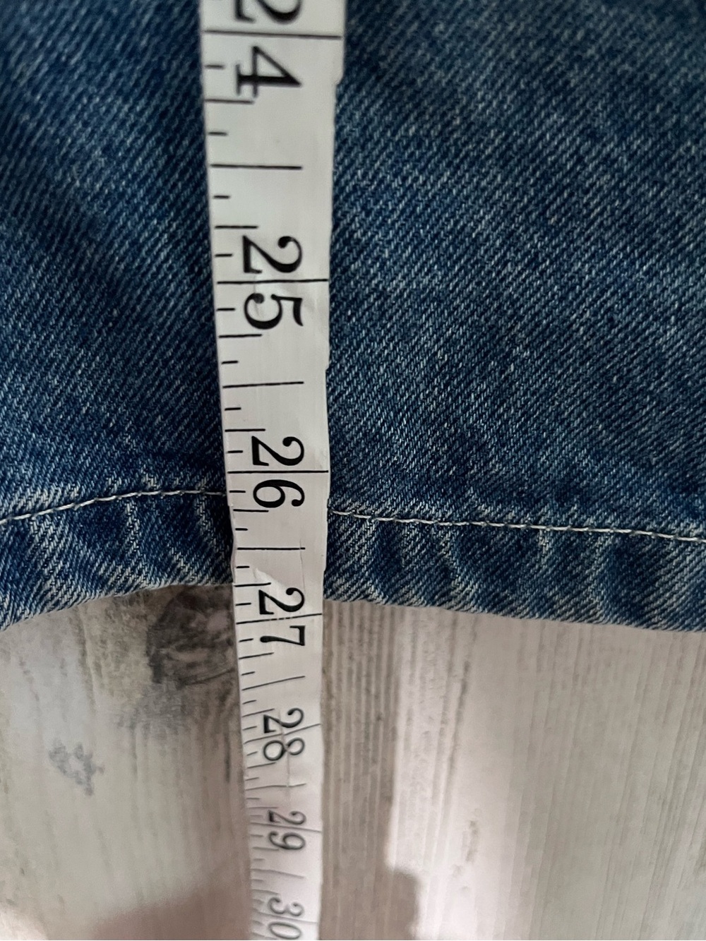 & Denim Women's Denim Overall Dress w/Pockets Size 10 - Picture 6 of 8